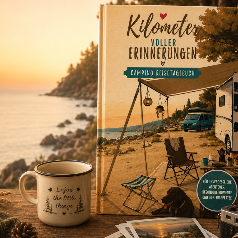 Reisetagebuch für Camping-Trips